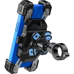 undefined - Soporte Para Celular Con Amortiguador De Vibraciones Y Bloqueo Rápido Para Motocicleta