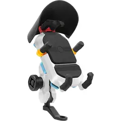 undefined - Soporte Para Teléfono Con Montaje En Espejo Retrovisor De Motocicleta Antivibración