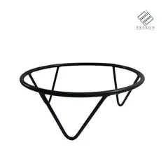 PREKON - Base Metalica para Gota de 60 cm Alto . 50 cm Alto . 40 cm Alto Con Pintura Electrostatica Color Negro Marca