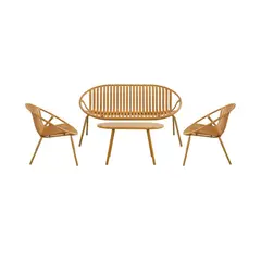 VIRTUAL MUEBLES - Sala de Exterior Cartagena Naranja