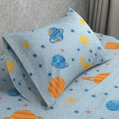 GENERICO - Juego De Sábanas Infantil Sistema Solar