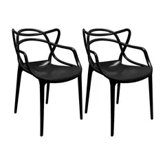 OR DESIGN - Set De 2 Sillas Exterior Sidney Con Brazos - Grafito