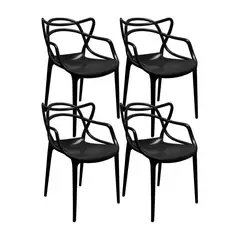 OR DESIGN - Set De 4 Sillas Exterior Sidney Con Brazos - Grafito