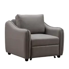 MUEBLES FIOTTI - Sofá Cama 1 Puesto Gris Klang 85x95x90 cm