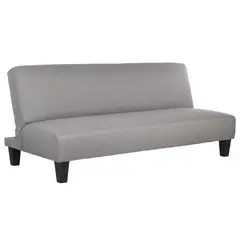 MUEBLES FIOTTI - Sofá Cama Sencillo 3 Puestos Gris Sitton 82x90x182 cm