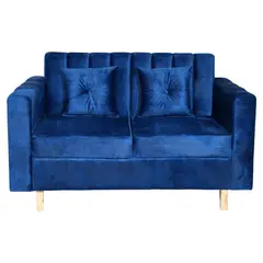 TODOTEJIDOS - Sofa Sevilla Azul 2 puestos