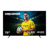 CHALLENGER - Televisor 75 Pulgadas Qled 75kg290 Bt Googletv T2 Negro