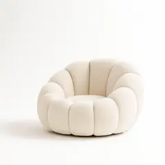 KAIU HOME - Poltrona Lounge Ovejera Crudo Moderno