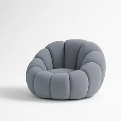 KAIU HOME - Poltrona Lounge Moderna Gris Extra Suave