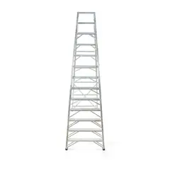 undefined - Escalera 13 Pasos 390 cm en Tijera Tipo I en Aluminio Capacidad Carga 150 kg