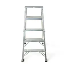 undefined - Escalera 5 Pasos 150 cm en Tijera Tipo I en Aluminio Capacidad Carga 150 kg