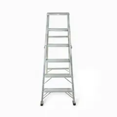 undefined - Escalera 6 Pasos 180 cm en Tijera Tipo I en Aluminio Capacidad Carga 150 kg