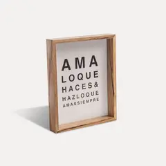 GENERICO - Portarretrato Marco Para Foto Profundo Natural - 20x25 Cm