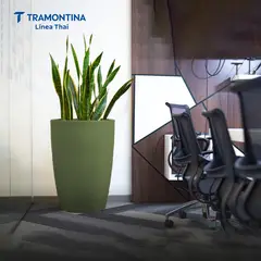 TRAMONTINA - Matera Thai En Polietileno Verde Oliva 67 Cm
