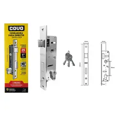 COVO - Cerradura Embutir Entrada 25mm