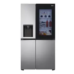 LG - Nevecon Side By Side 635l Plata Mate Instaview™ Thinq™