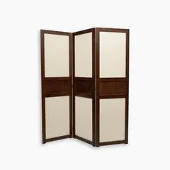 DIMI HOME - Biombo Creta Madera Duna 170x135x1 Tela Madre