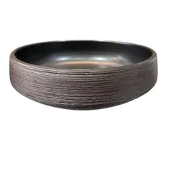 undefined - Lavamanos Artesanal Texturizado. Redondo 41*38*14. de Sobreponer.