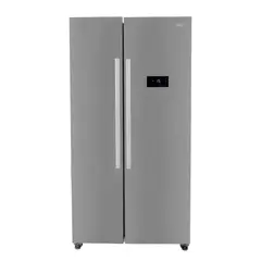 HACEB - Nevecón Side By Side 563 Litros Manija Externa Panel Digital Inverter Inoxidable Sbs 563 Se Me Pd Inox Inverter