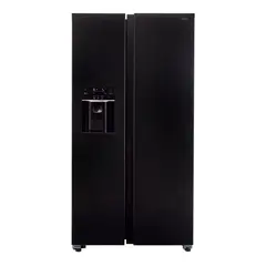 HACEB - Nevecón Side By Side 621 Litros Manija Integrada Panel Digital Dispensador de Agua Inverter Negro