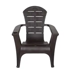 MQ - Silla Plástica Playera Con Brazos Montana Wengue