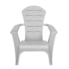 MQ - Silla Plástica Playera Con Brazos Montana Wengue