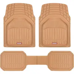 undefined - Tapetes Universales Todo Clima Motor Trend FlexTough Defender Beige