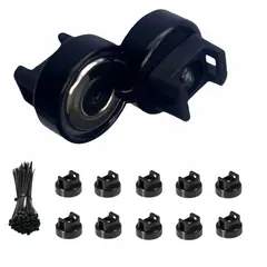 GENERIC - Soportes Magnéticos De Alta Resistencia Con Bridas Para Cableado Seguro