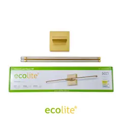 ECOLITE - Aplique 24w Dorado con 3temperaturas 1m 1960 Lm