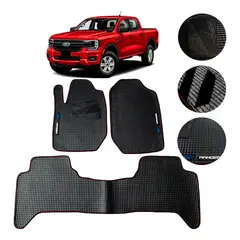 LOYTA - Juego de Tapetes Pvc Ford Ranger 2025 Antideslizantes