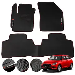 LOYTA - Juego de Tapetes Pvc Suzuki Swift 2016 Antideslizantes