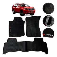 LOYTA - Juego de Tapetes Pvc Toyota Prado Txl Antideslizantes