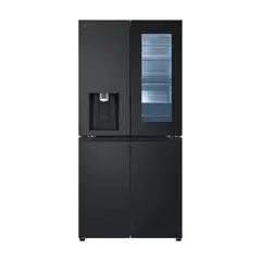 LG - Nevecón Instaview Tipo Europeo 508 Litros Gm57sxm Negro