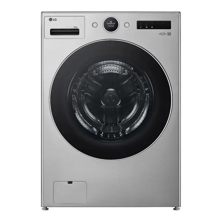 Lavadora Carga Frontal 25kg Plata Aidd™ Turbowash™ Steam™