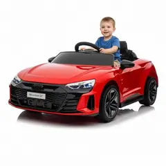 SUBE - Carro Eléctrico para Niños Recargable Montable Audiq5 Negro