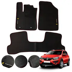 LOYTA - Juego De Tapetes Pvc Sandero Stepway 18-20 Antideslizantes