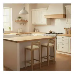undefined - Set x2 Sillas de Bar Boomerang Blanco Crudo Legno Colombia