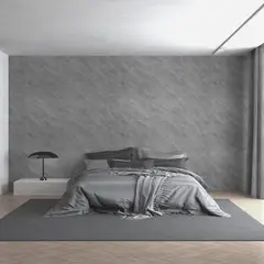 undefined - Papel Tapiz Adhesivo De Hormigón Gris Impermeable Textura 3D Moderna
