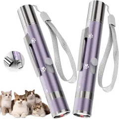 undefined - Juego De Punteros Láser Para Gatos Oumsis Con Patrones Ajustables Recargable