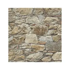 undefined - Papel Tapiz Rústico De Piedra Sintética Prepegado Para Paredes