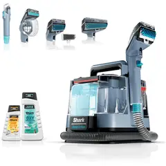 SHARK - Limpiadora Portátil StainStriker PX202BRN Doble Activación Manchas y Mascotas