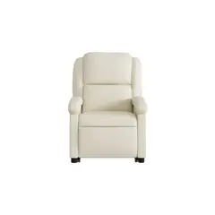 undefined - Sillón Reclinable de Masaje en Piel Sintética con Elevación y Confort Premium