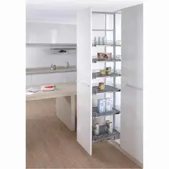 undefined - Alacena Extraíble Tubo Redondo 6 Niveles Herraje