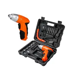 TRIPLE CLEAN - Destornillador Inalámbrico con Estuche y Dados