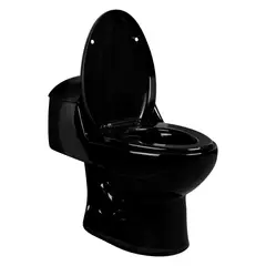 GRIFOS CENTER - Sanitario Negro One Piece En Porcelana