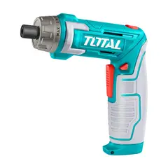 TOTAL TOOLS - Mini Atornillador 1/4 Pulgada Batería 8v 6nm C/10 Puntas + 7 Accesorios Tsdli08025