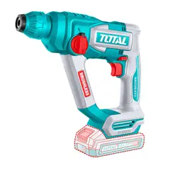 TOTAL TOOLS - Rotomartillo SDS Plus Batería 20V 1.8j 5100BPM C/3 Brocas sin Cargador ni Batería Trhli20188