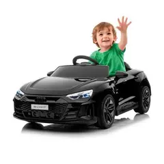 SUBE - Carro Eléctrico para Niños Recargable Montable Audiq5 Negro