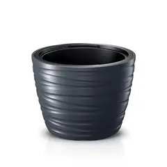 ANASAC - Matera Plastica Maze Conica 38x28cm Gris Piedra