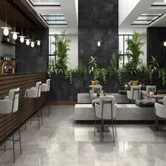 INTERMATEX - Piedra Natural Pompeya Nero 30x60